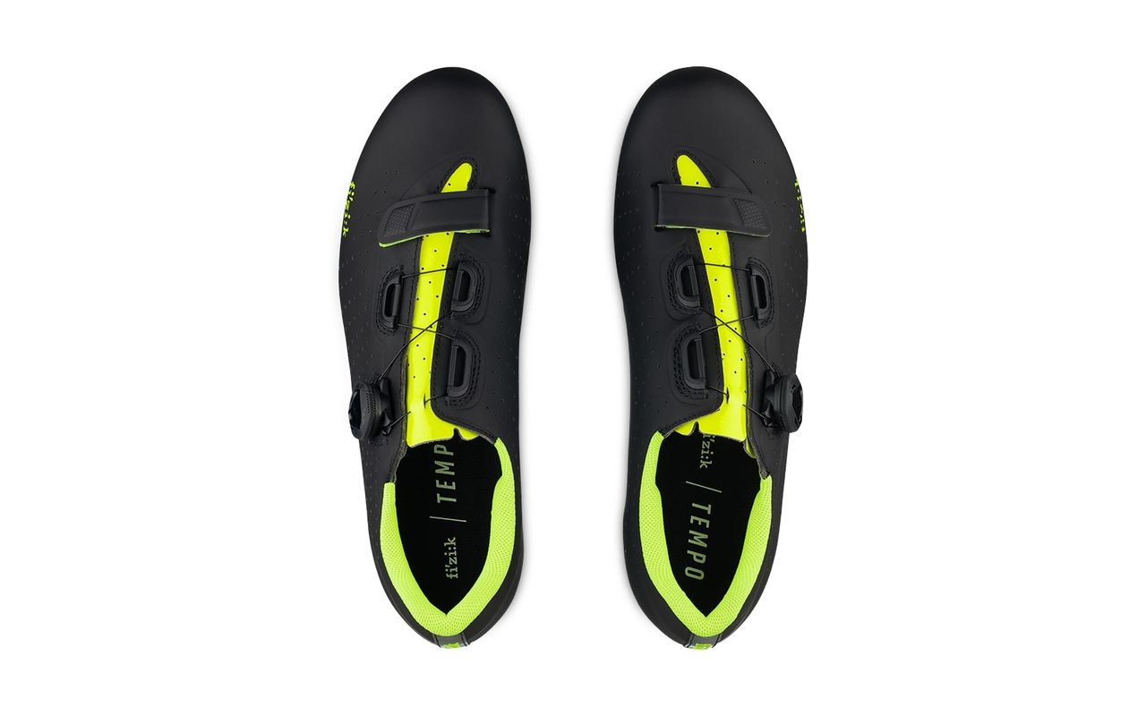 Staggered ankle collars are an ergonomic design to fit the offset bones on the side of the ankle