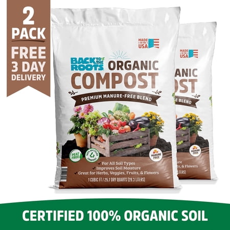 Back to the Roots Organic Compost Soil (2 1 Cu.ft.)