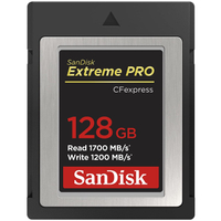 SanDisk 128GB Extreme PRO CFexpress Card Type B |