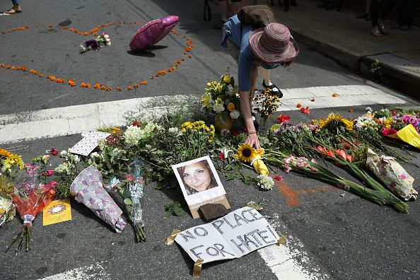 A memorial to Heather Heyer.