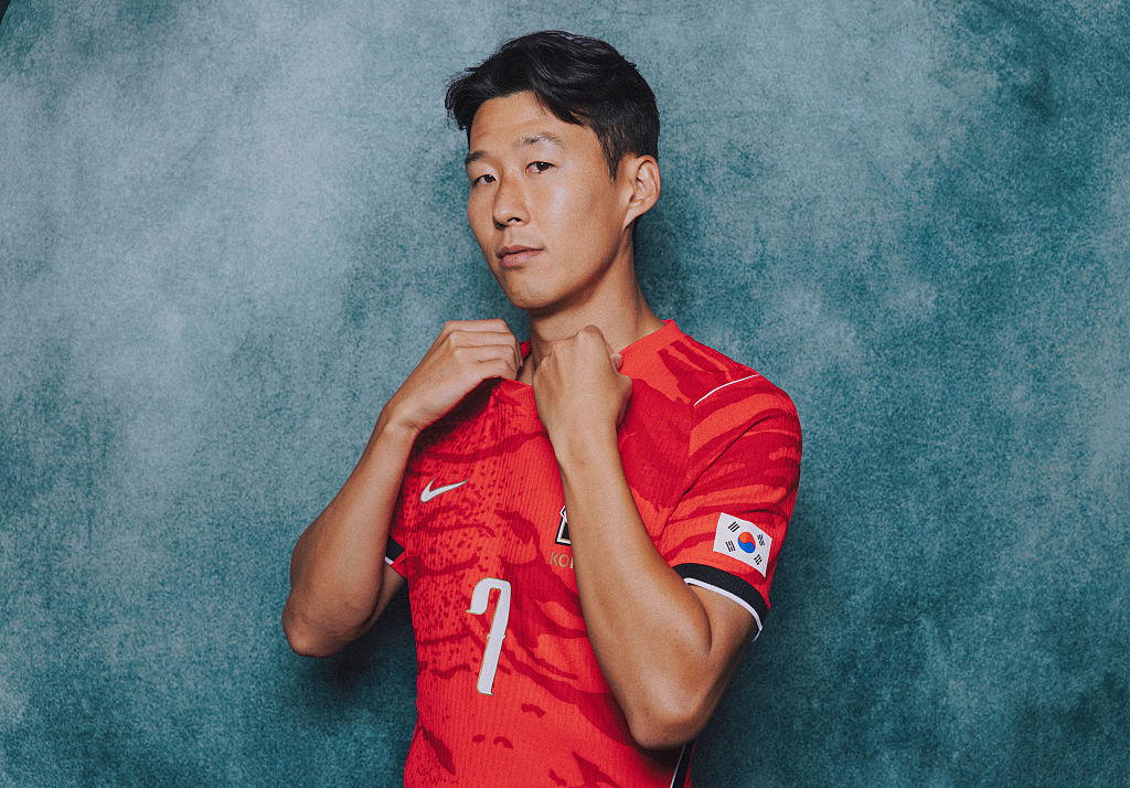 Heung-Min Son #7 of Korea Republic poses for a portrait during the official FIFA World Cup 2026 portrait session on June 06, 2026 in Guadalajara, Mexico.