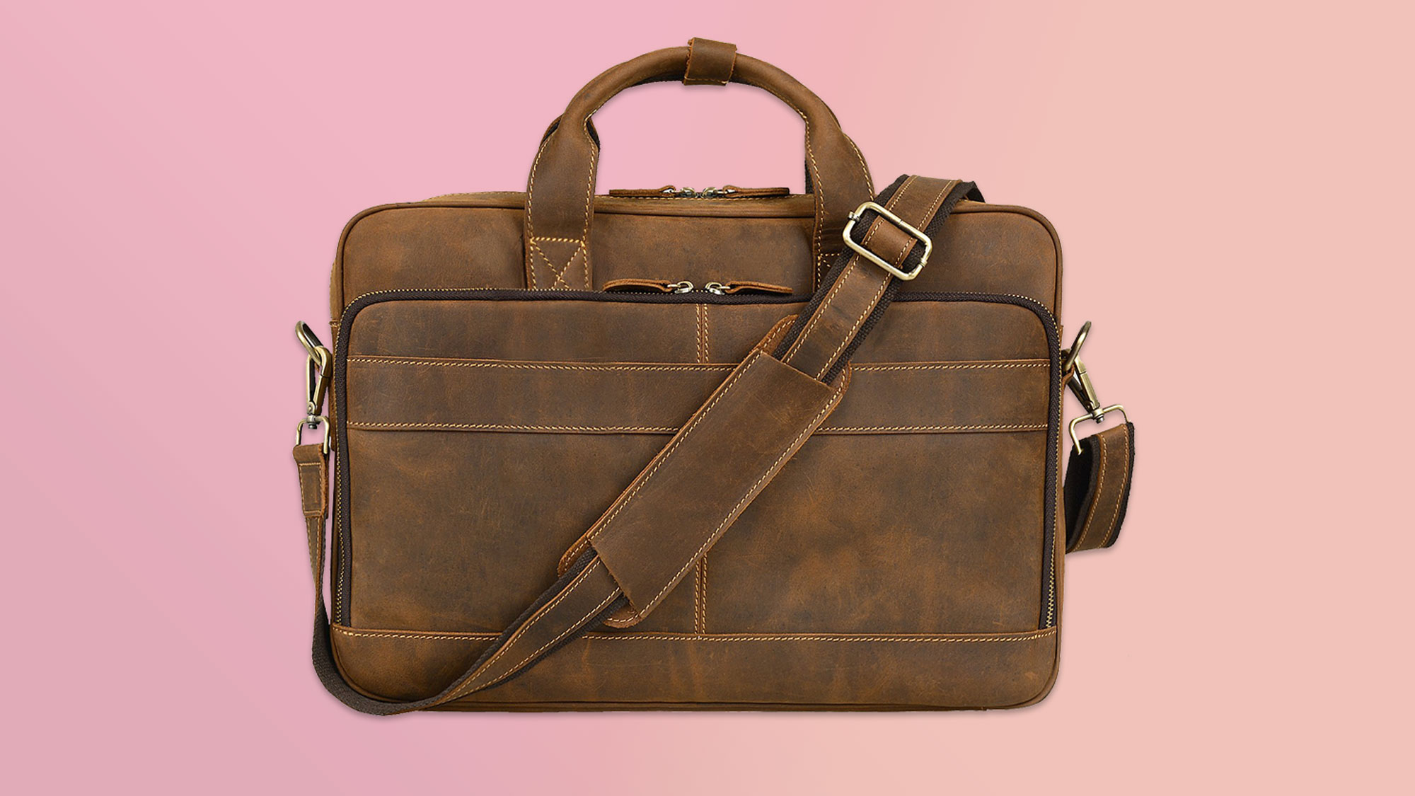 best leather messenger bag brands