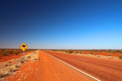 A road in Australia.