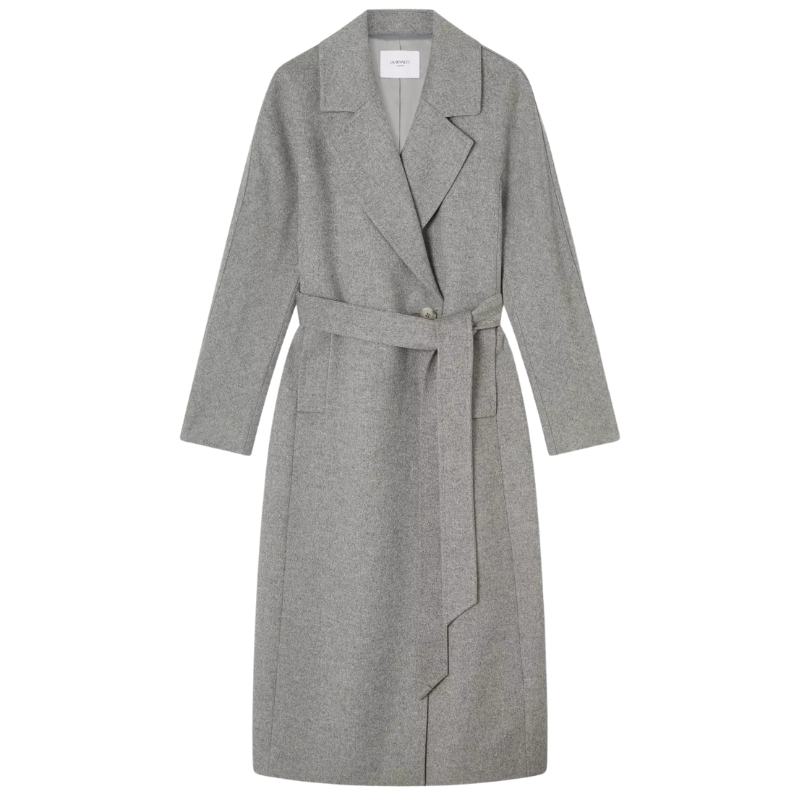L.K.Bennett, L.k.bennett Petite Francine Pure Merino Wool Coat, Grey