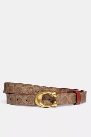 Coach Sculpted C Buckle Cut to Size Reversible Belt, 25 Mm