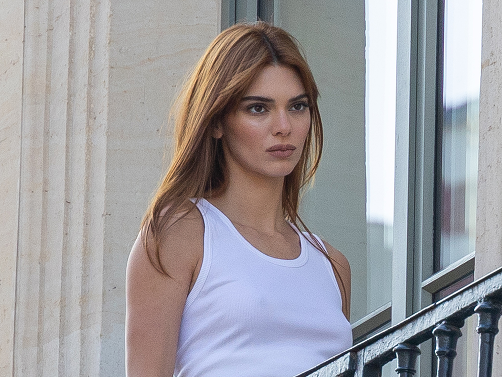Kendall Jenner with copper hair - 2022 hair trends