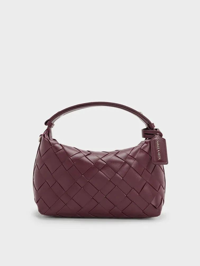 Charles & Keith, Ivette Woven Shoulder Bag