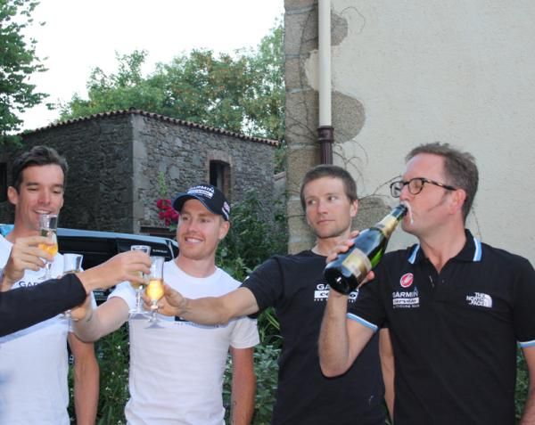 Jonathan Vaughters couldn't find a glass
