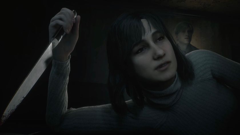 Angela holds a knife in Silent Hill 2 remake