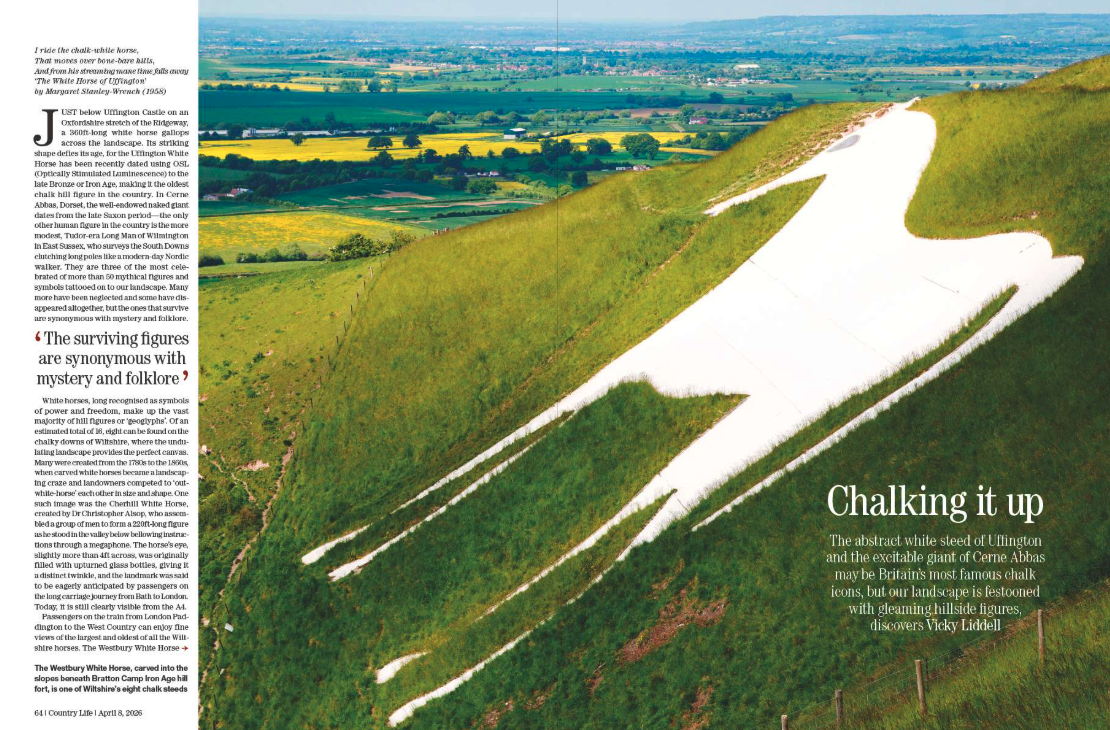 Spreads from the April 8 issue of Country Life