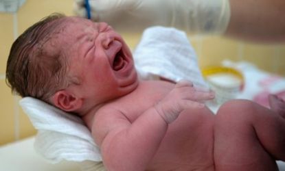 A general health test administered to a baby moments after birth may help predict the child's future success in school, according to new research.