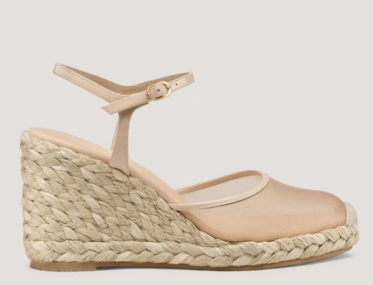 Stuart Weitzman, Bareitall Espadrille Wedge