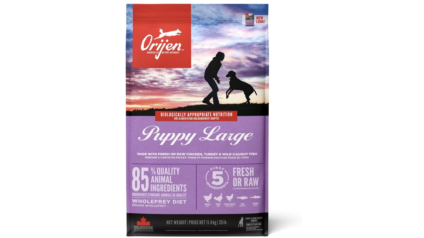 Origen large breed puppy food