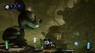 Disney Epic Mickey: Rebrushed screenshot showing off the general art direction