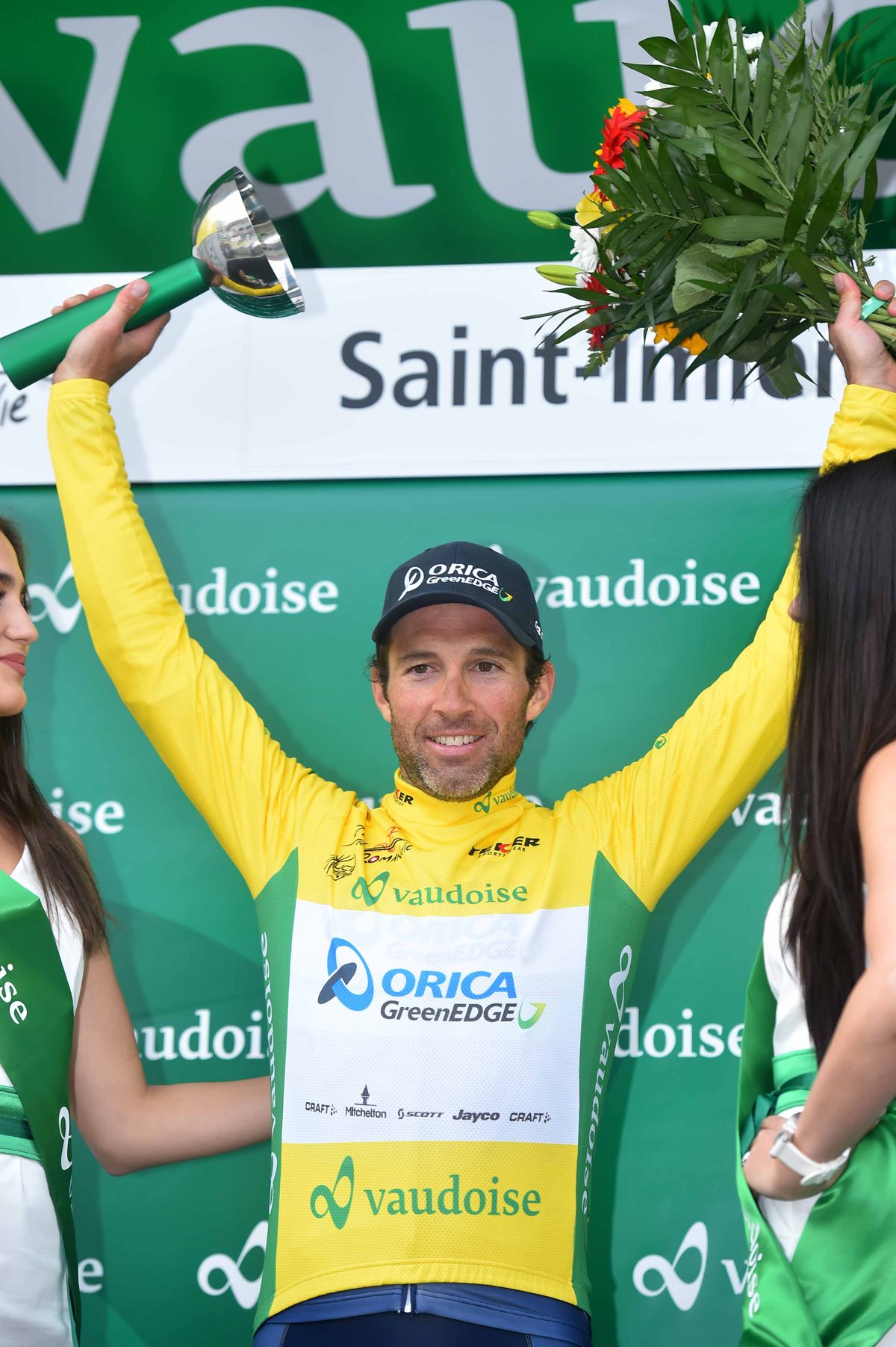 Michael Albasini (Orica-GreenEdge) at the Tour de Romandie.