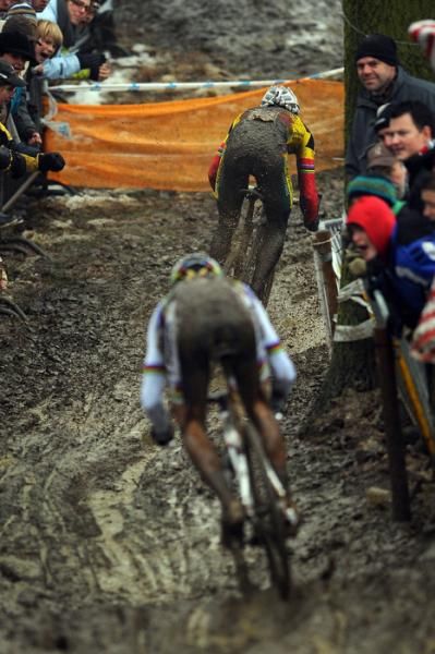 The GP Sven Nys was cold, wet and muddy.