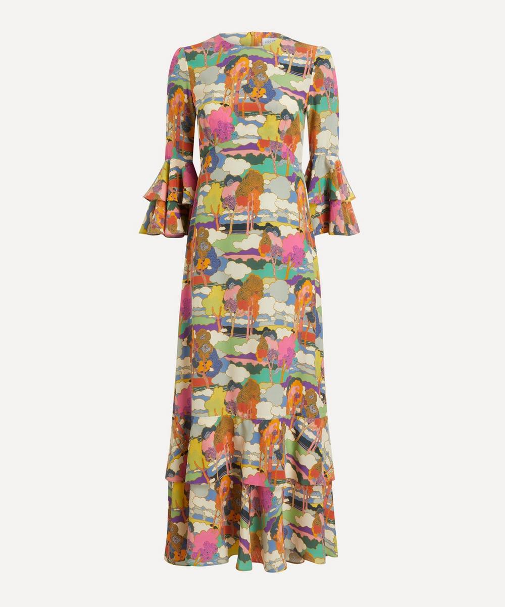 Prospect Road Silk Gala Maxi Dress
