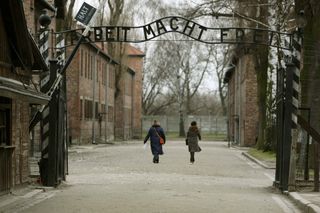 The gates at Auschwitz