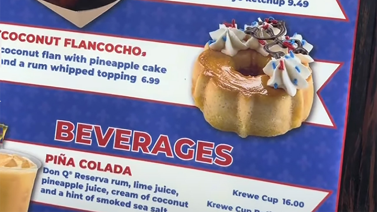 Picture of the board at Universal Orlando with the Flancocho on it.