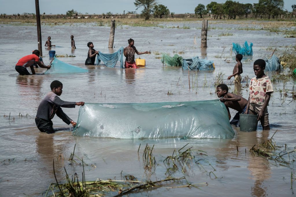 Mozambique cyclone. 