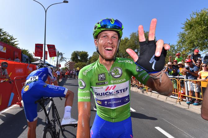 Three wins for Matteo Trentin at the 2017 Vuelta a Espana