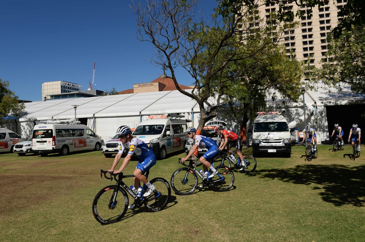 Deceuninck-QuickStep out for a ride