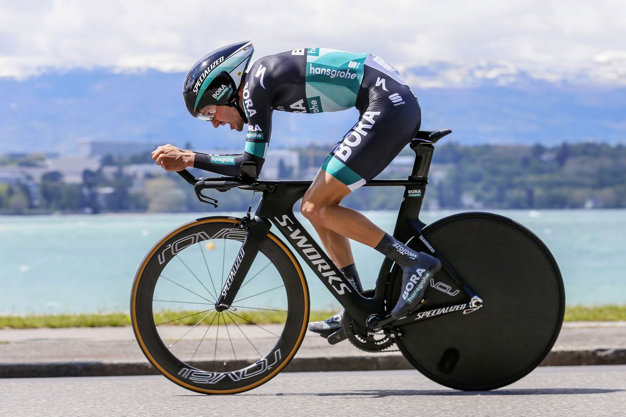 Emanuel Buchmann during the final time trial