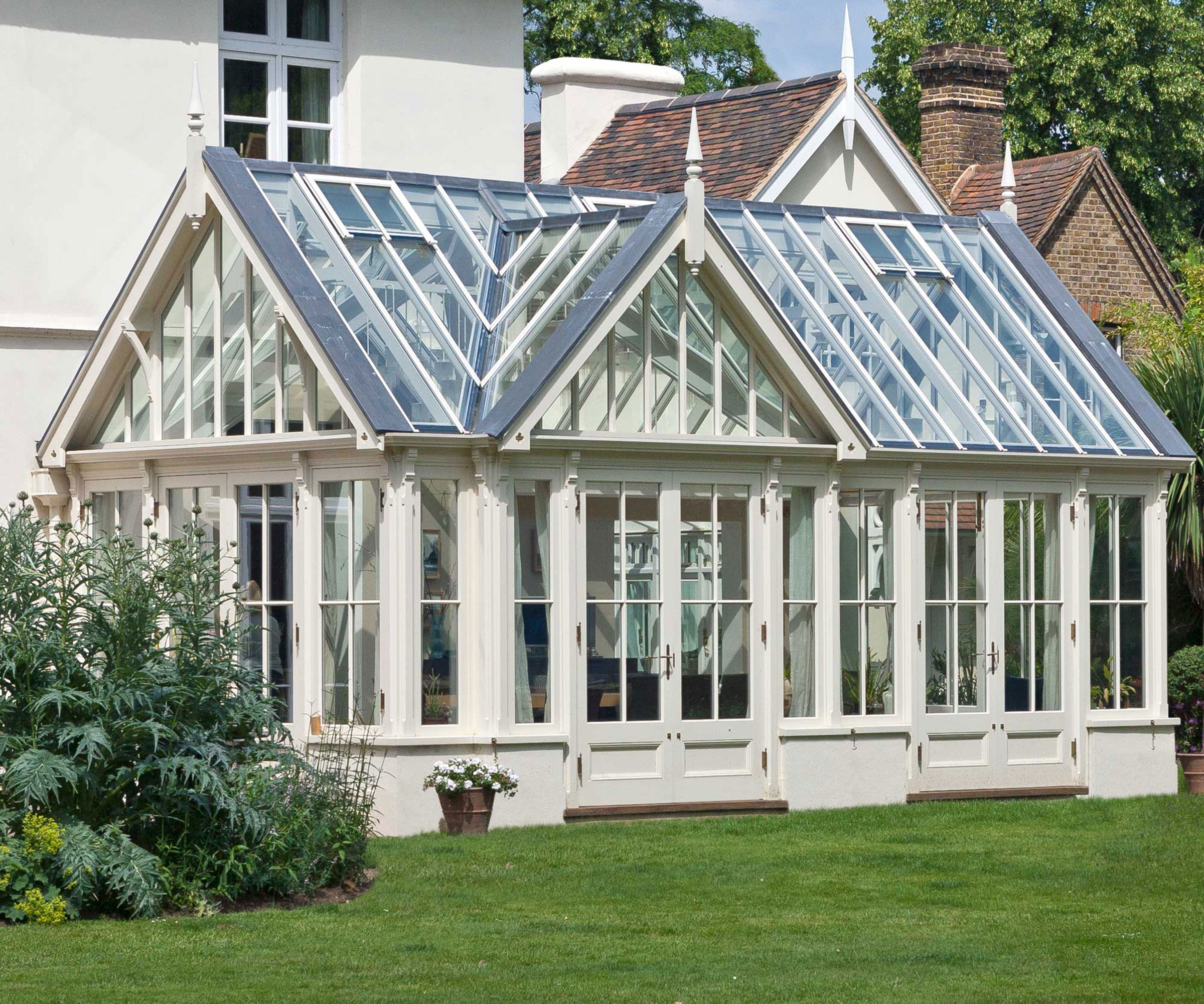 glazed traditional conservatory