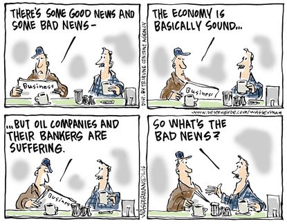 Editorial Cartoon U.S. Oil Economy