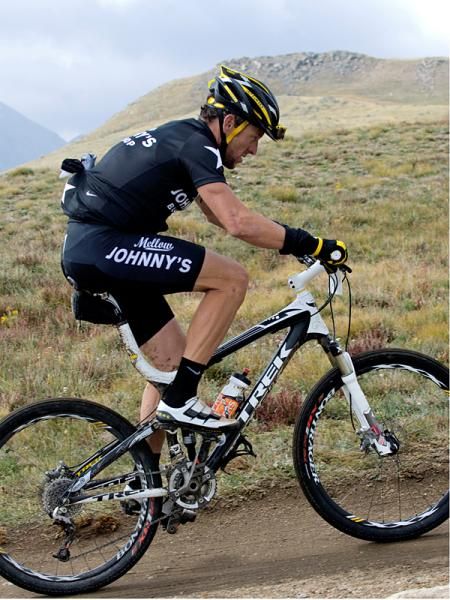 Lance Armstrong is now part owner of the Honey Stinger company, which backs a mountain bike team.