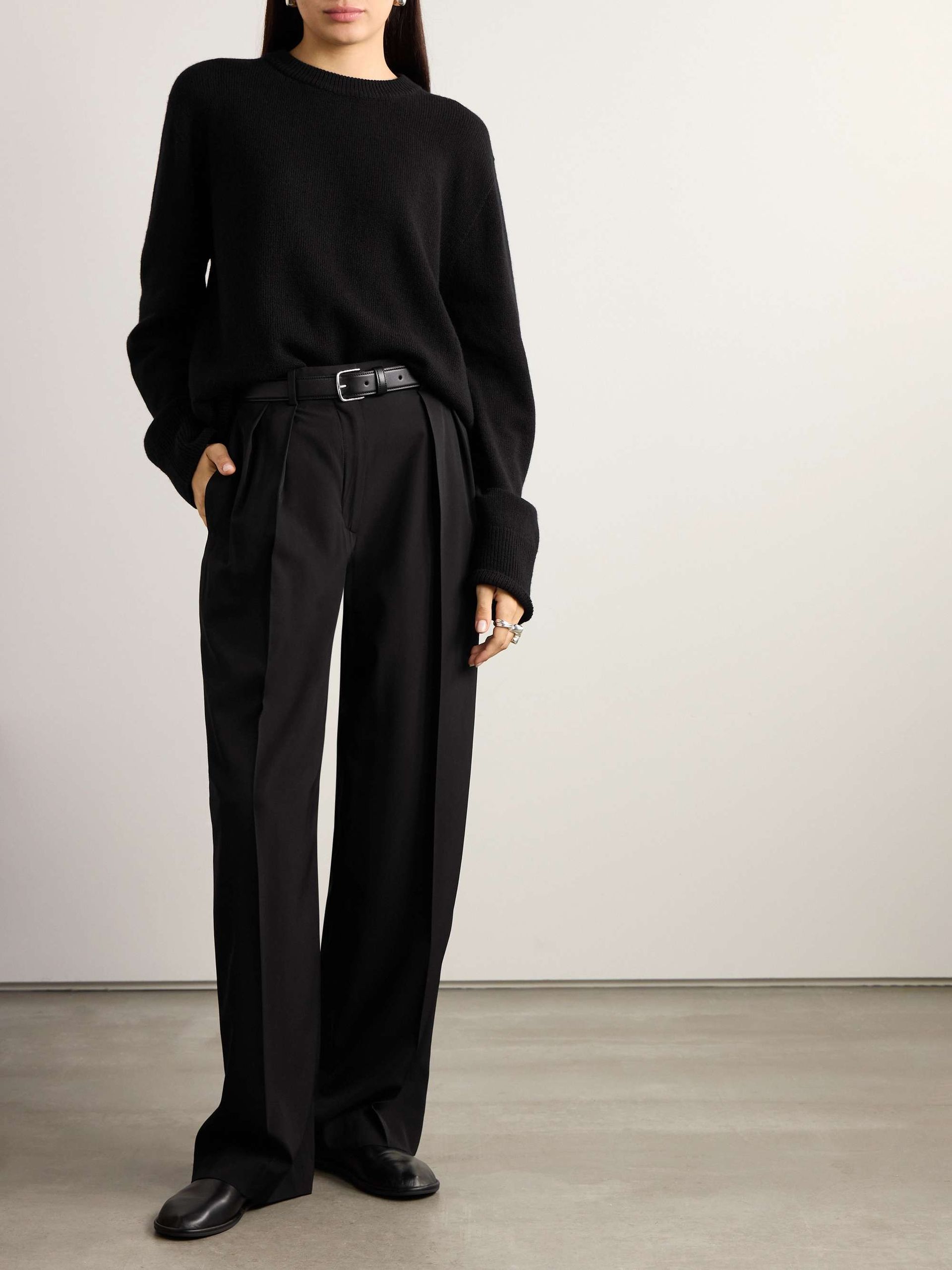 Essentials Igor Crepe Straight-Leg Pants