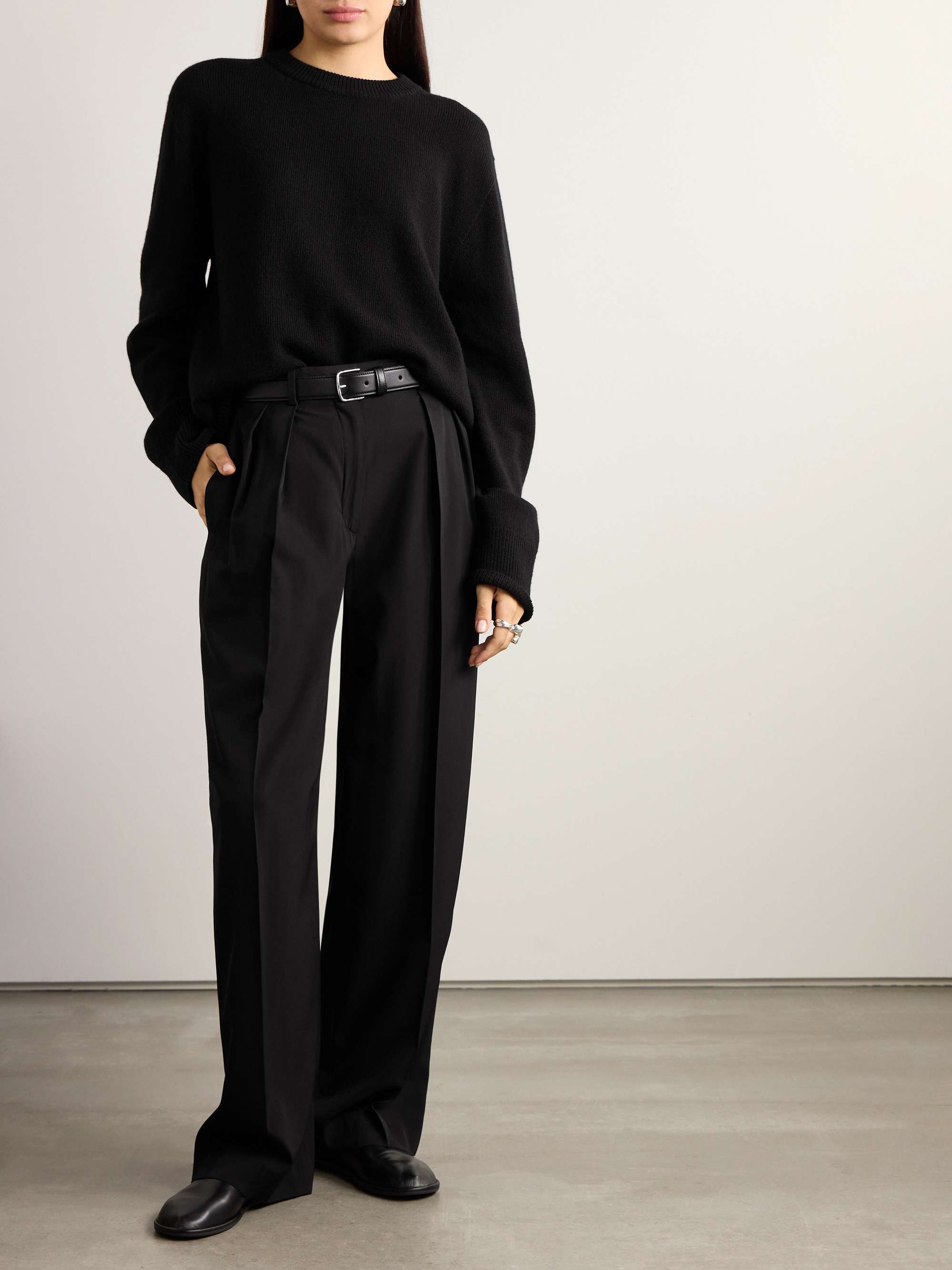 Essentials Igor Crepe Straight-Leg Pants