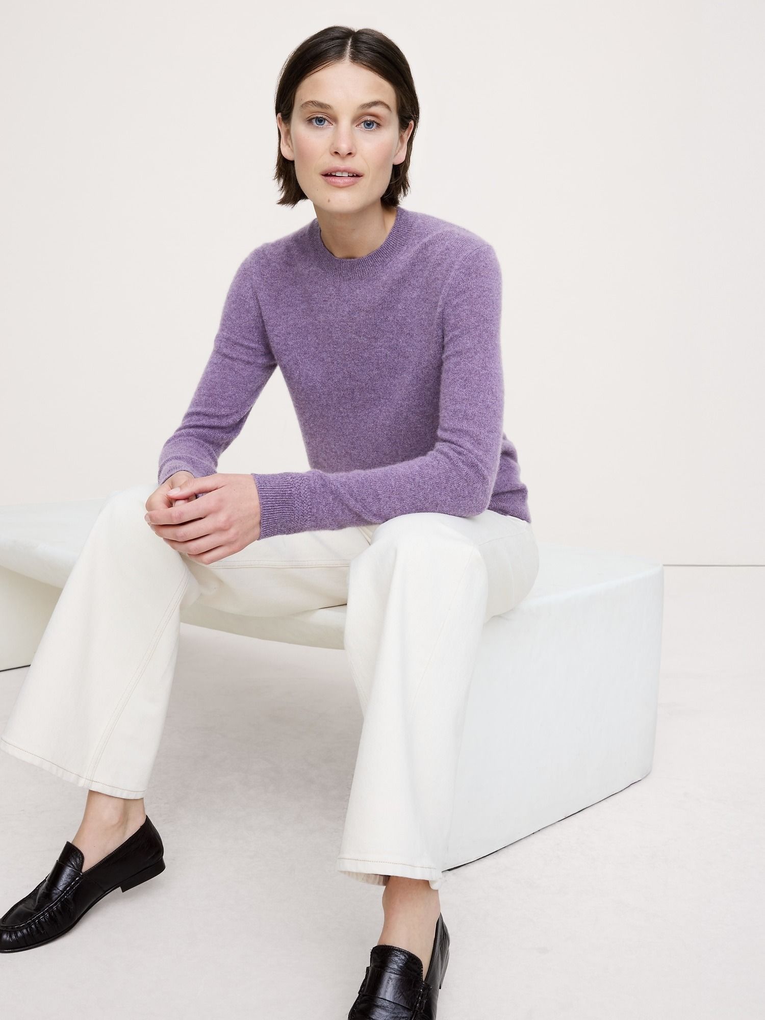 Banana Republic, Lightweight Cashmere Crew-Neck Sweater