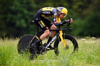 FRAUENFELD SWITZERLAND JUNE 06 Tom Dumoulin of Netherlands and Team Jumbo Visma during the 84th Tour de Suisse 2021 Stage 1 a 109km Individual Time Trial from Frauenfeld to Frauenfeld UCIworldtour tds tourdesuisse on June 06 2021 in Frauenfeld Switzerland Photo by Tim de WaeleGetty Images