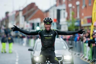 Alexandre Blain winning the 2012 UCI 1.2 Rutland-Melton CiCLE Classic