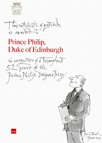 An illustration of Prince Phillip.