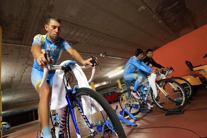 It's important to keep the legs going, even if the stage is cancelled, as Vincenzo Nibali demonstrates