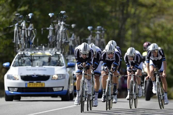 Giant-Shimano was 1:27 minutes down on the winning team of BMC