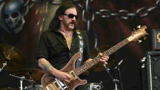 Lemmy of Motorhead performing live in 2005