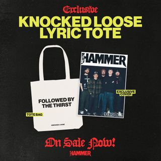 Knocked Loose tote bag and cover bundle