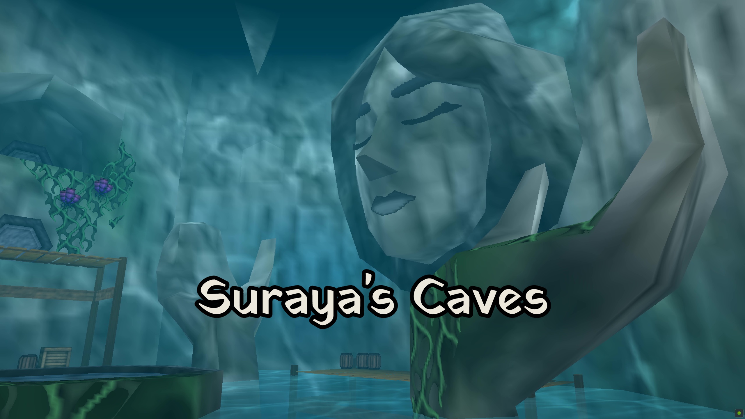 The intro pan for Suraya's Caves in Azaran: Islands of the Jinn