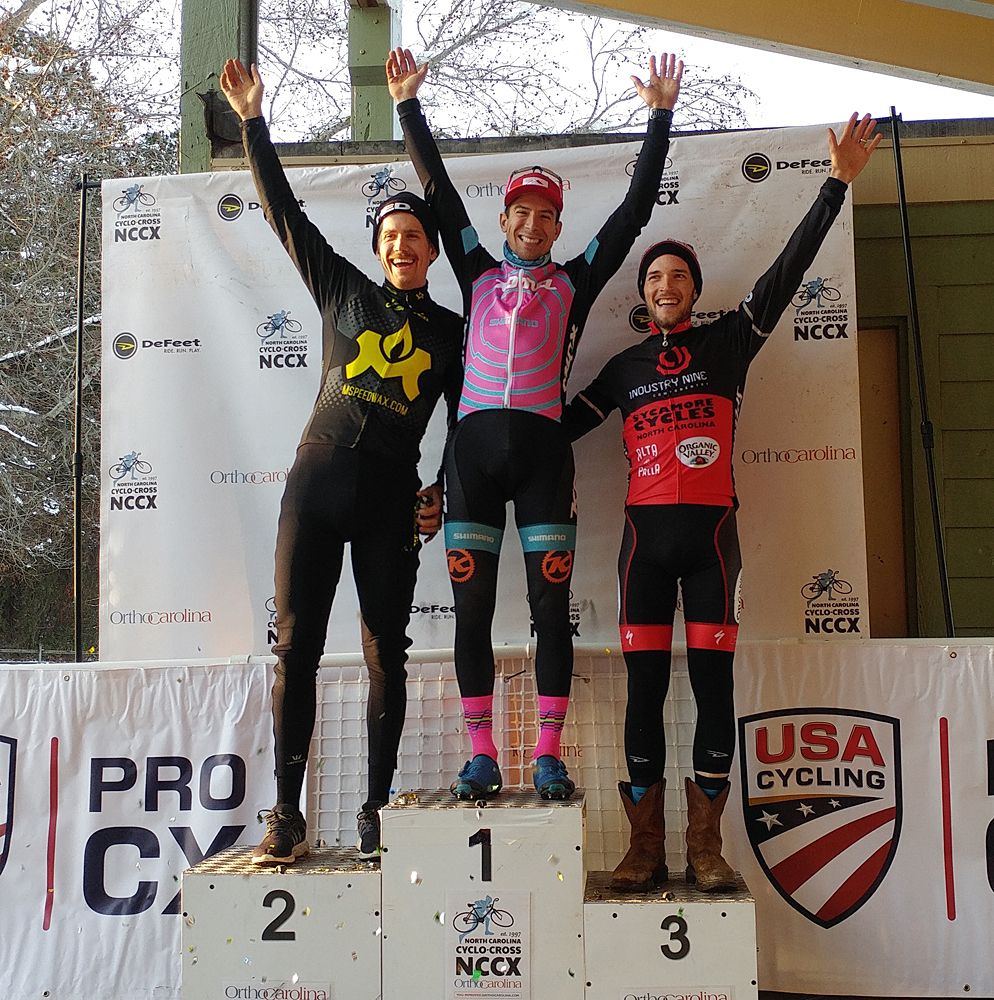vKerry Werner in North Carolina cyclo-cross victory