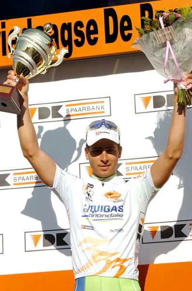 Race leader Peter Sagan (Liquigas-Cannondale)