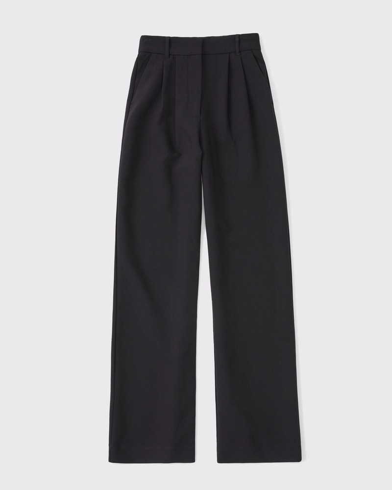 abercrombie, Sloane Tailored Wide Leg Pant
