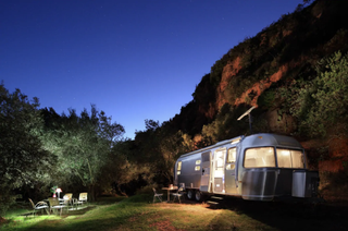 Airbnb airstream in Spain