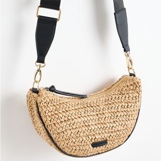 Oliver Bonas Black Friday sale on Raffia crossbody bag