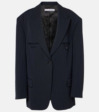 Pinstripe Blazer