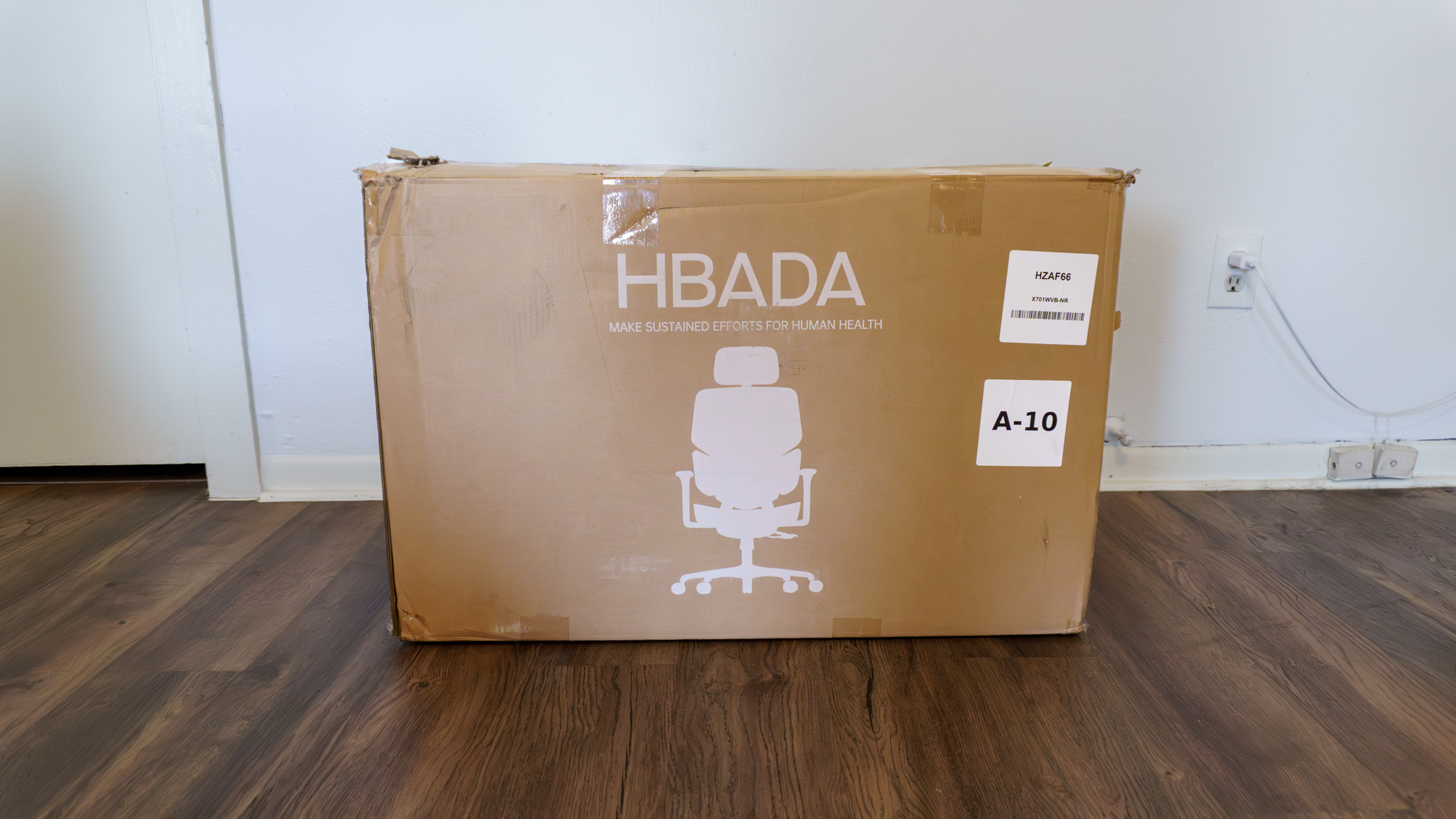 The box the Hbada X7 arrived in