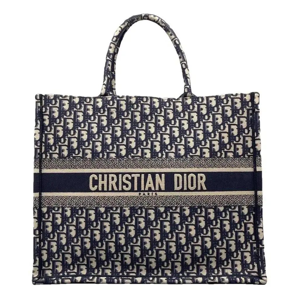Dior, Book Tote Cloth Handbag