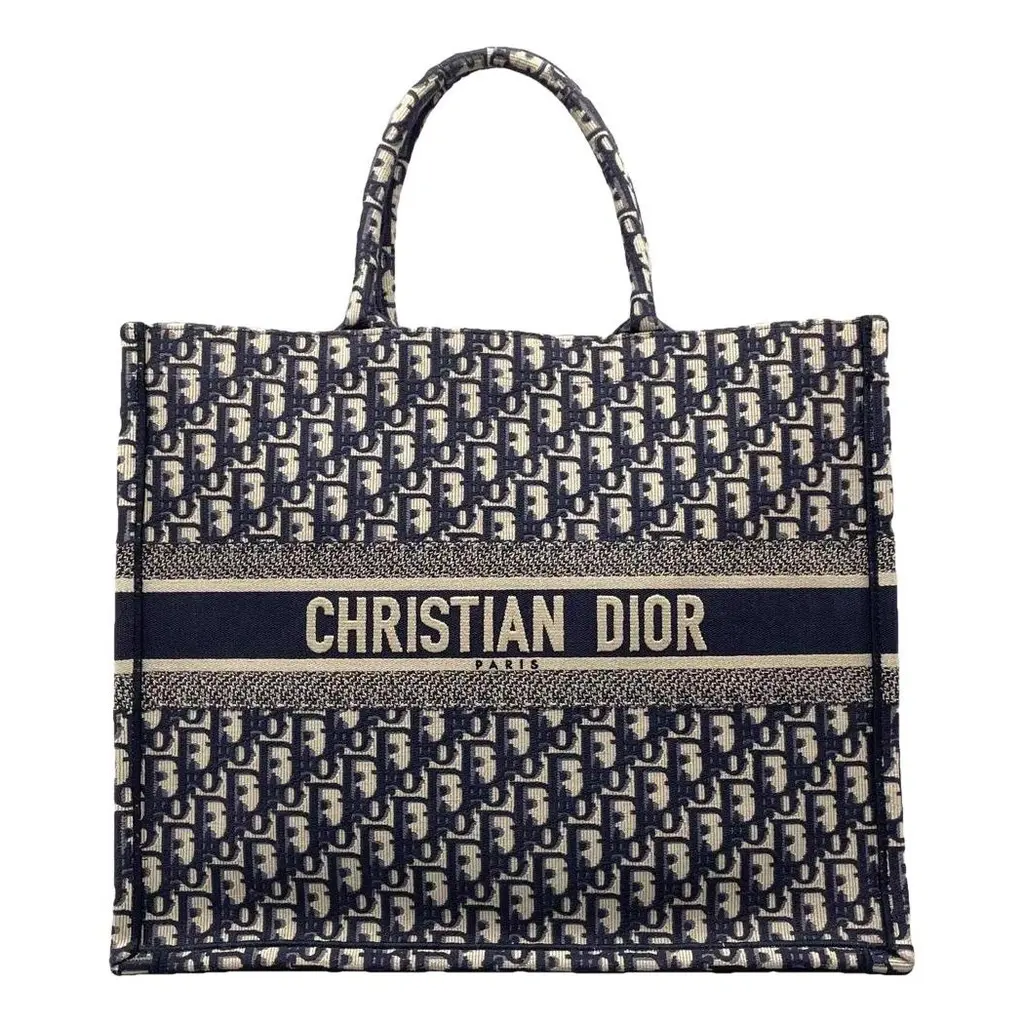 Dior, Book Tote Cloth Handbag